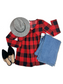 Love Actually - Buffalo Plaid Babydoll