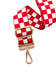 Lizzie Checkered Adjustable Bag Strap - 9 Colors