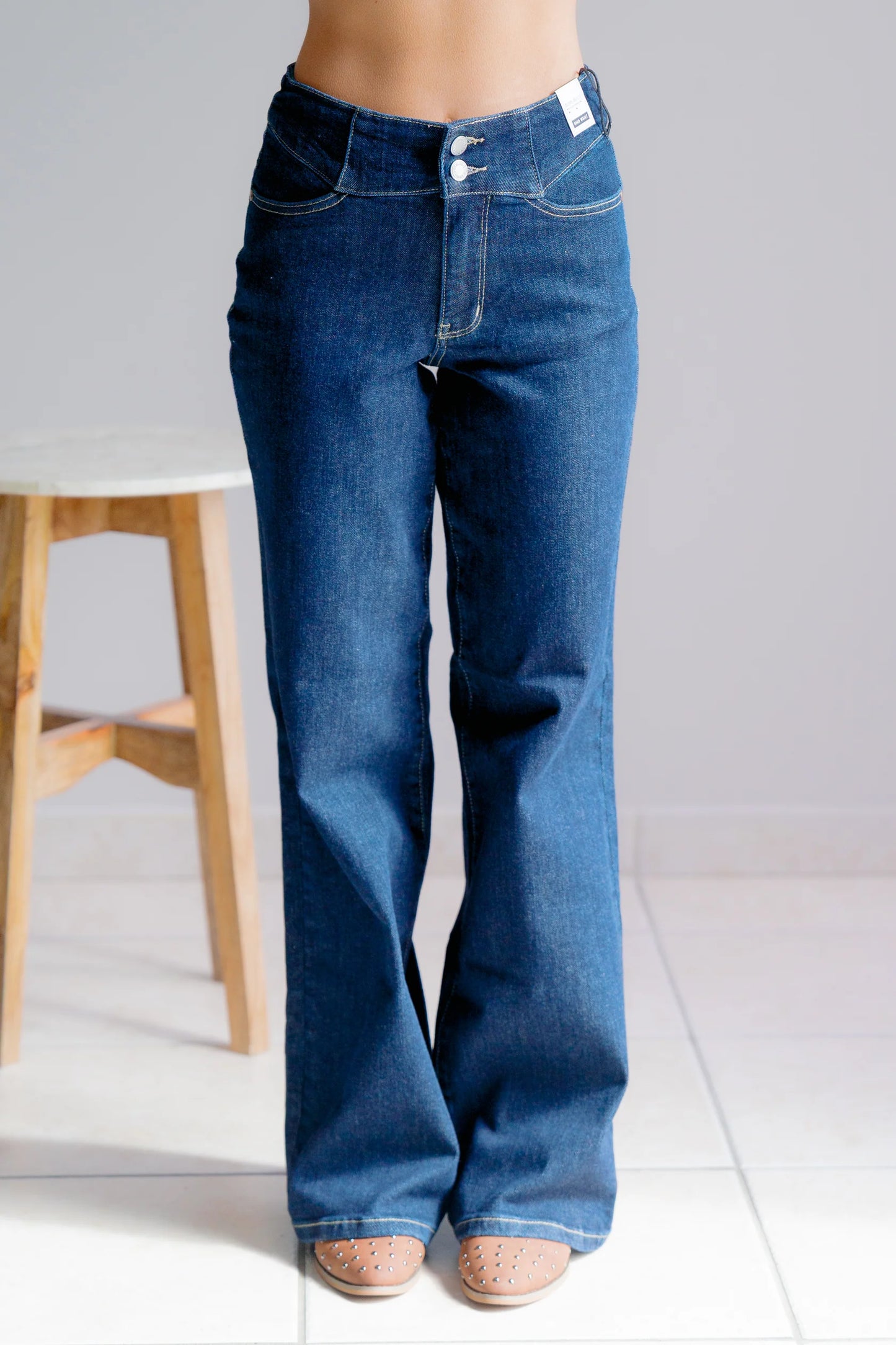 Twilight Judy Blue High Rise Wide Leg Jeans