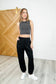 Jog and Snog Joggers in Black