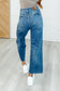Judy Blue High Rise Rigid Magic Wide Leg Crop Jeans