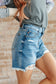 Judy Blue High Rise Rigid Magic Button Fly Cutoff Shorts