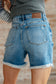 Judy Blue High Rise Rigid Magic Button Fly Cutoff Shorts