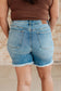 Judy Blue High Rise Rigid Magic Button Fly Cutoff Shorts