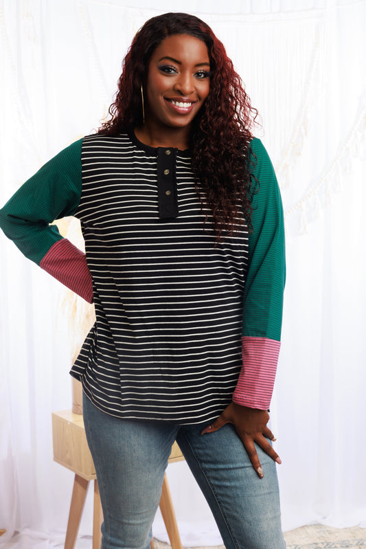 Life In Stripes - Long Sleeve Top