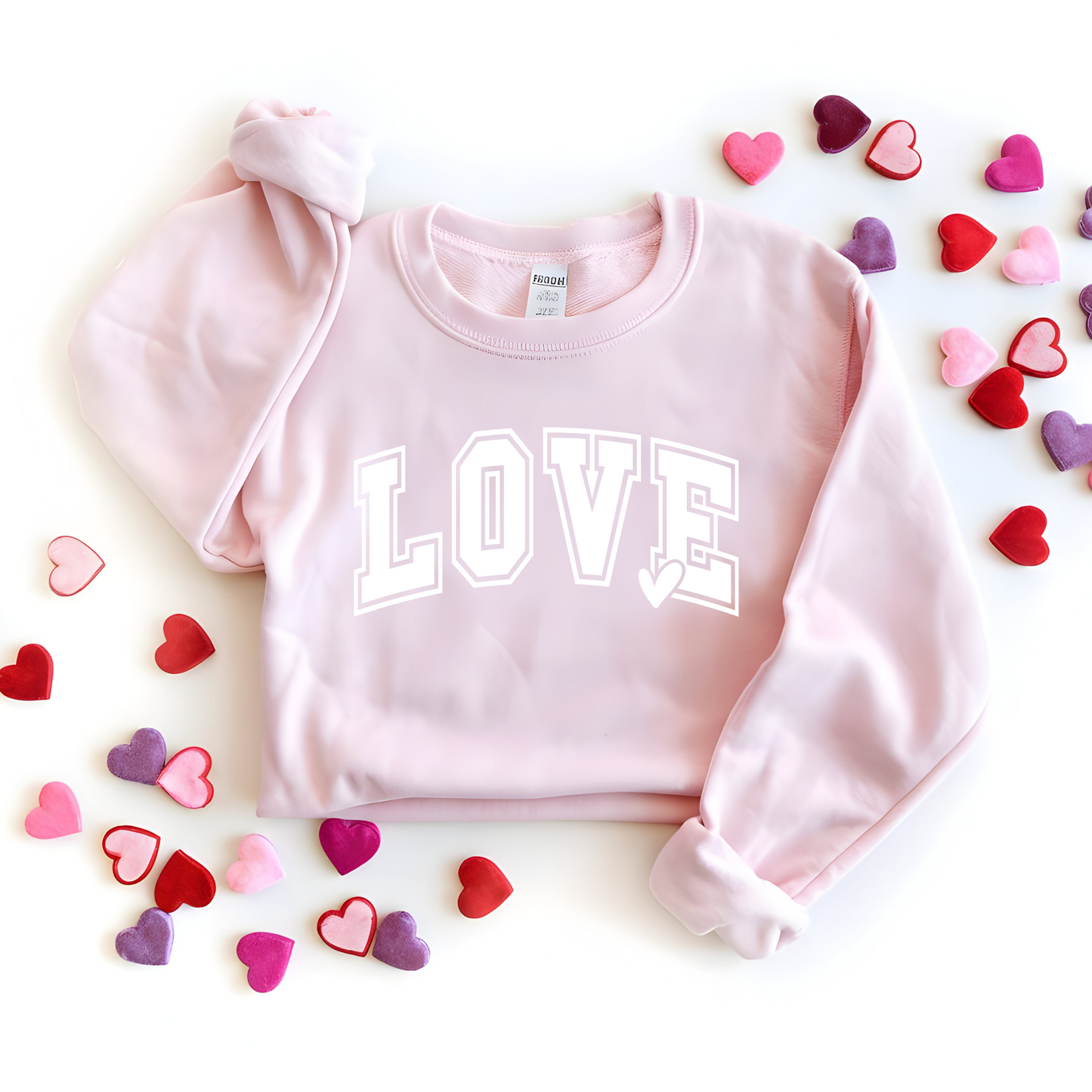 Love Graphic Crew Graphic Sweatshirt