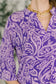 Lizzy Sunday Dress in Purple Paisley