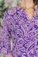Lizzy Sunday Dress in Purple Paisley