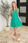 Lizzy Tank Dress in Emerald