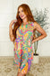 Lizzy Tank Dress in Multi Paisley Mixed Print