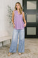 Lizzy Tank Top in Orchid Bloom