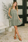 Lizzy Tiered Tank Dress in Pistachio