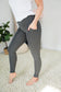 Athletic Pocket Leggings in Ash Grey