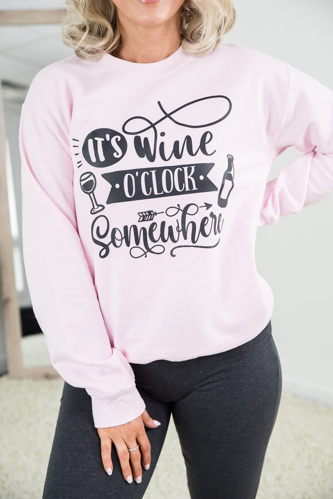 Wine O'Clock Crewneck