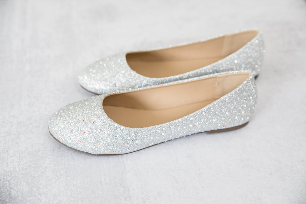 Magic Ballet Flats in Silver