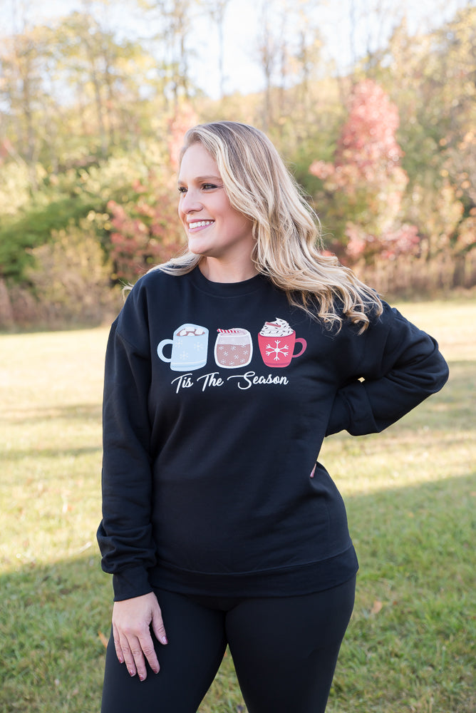 'Tis the Season Graphic Crewneck Graphic Sweatshirt