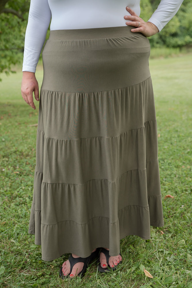 All Around Skirt in Olive