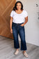 Judy Blue High Rise Cropped Wide Leg Jeans