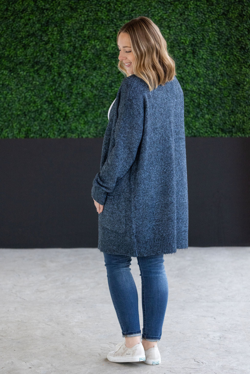 Madison Cozy Cardigan - Midnight Skies