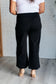 Magic Wide Leg Crop Pants in Black