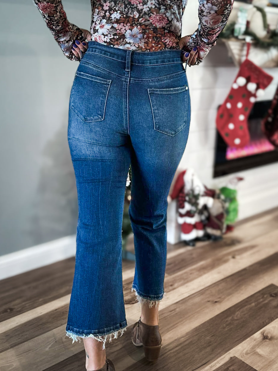 Marley High Rise Cropped Flared Denim - 3 Colors