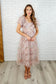 My Little Songbird Flutter Sleeve Dress