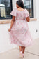 My Little Songbird Flutter Sleeve Dress