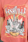 Nashville Music City Casual Graphic Tee