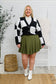 November Romance Skort in Olive