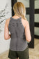 Offbeat Essential Mineral Washed Tank in Ash Grey