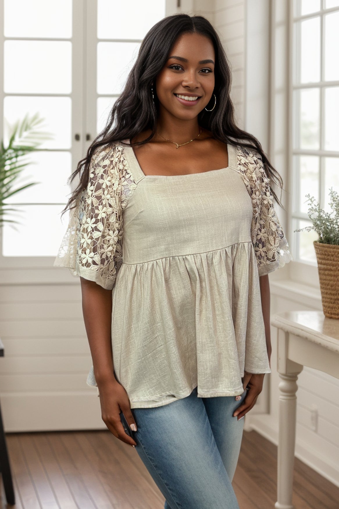 Oh Honey - Peplum Blouse