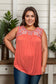 Orange Blossoms - Sleeveless Top