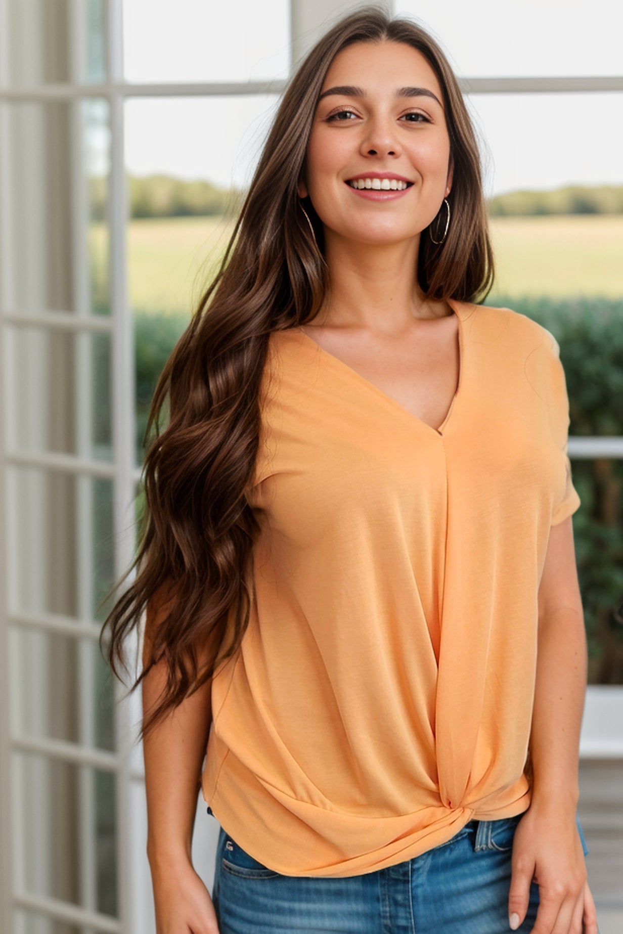 Orange You Glad - Sleeveless Top