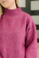 Right to the Core High Neck Pullover in Light Plum