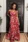 Ruffled Sweetheart - Maxi Dress