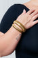 Sassy but Classy Ribbed Bangles in Gold Set of 3