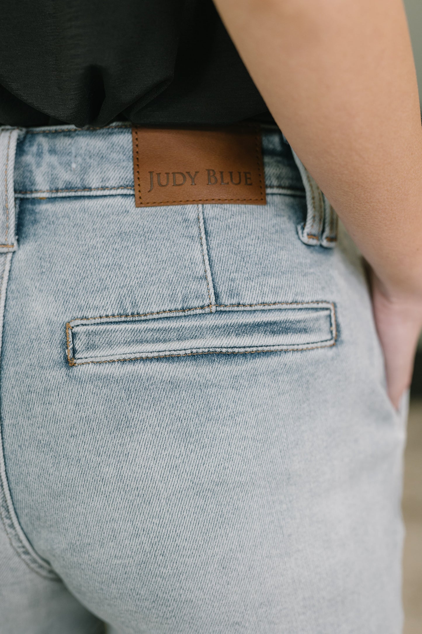 Judy Blue High Waist Trouser Denim Shorts