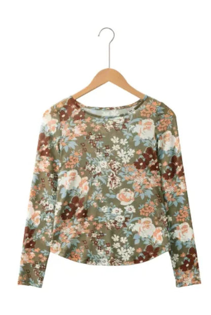Floral Print Mesh Top - 3 Colors