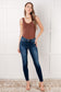 Judy Blue Mid Rise Thermal Vintage Skinny Jeans