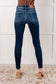 Judy Blue Mid Rise Thermal Vintage Skinny Jeans