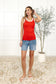 Judy Blue Mid Rise Bermuda Cutoff Shorts