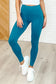 Squat Squad High Waisted Leggings in Hawaiian Blue