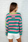 Stars On Stripes Patchwork Striped Sweatshirt