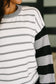 Striped Simplicity Color Block Relaxed Pullover