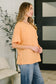 The Go-To Tee in Apricot Bliss