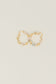 Twisted Sisters Plated Alloy Hoop Earrings