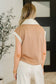Whispered Urgently Color Block Half Zip Top