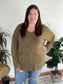 A Better Life Top In Olive White Birch