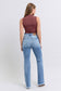 Judy Blue Fray Hem High Rise Bootcut Jeans