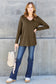V-Neck Long Sleeve Top - 5 Colors